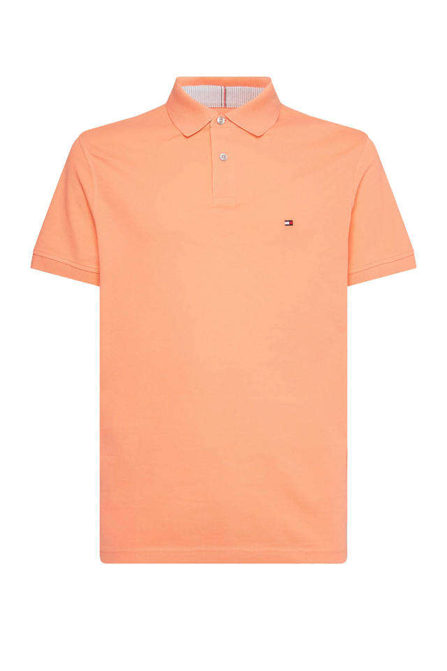 Tommy Hilfiger regular fit polo met katoen peach dusk wehkamp