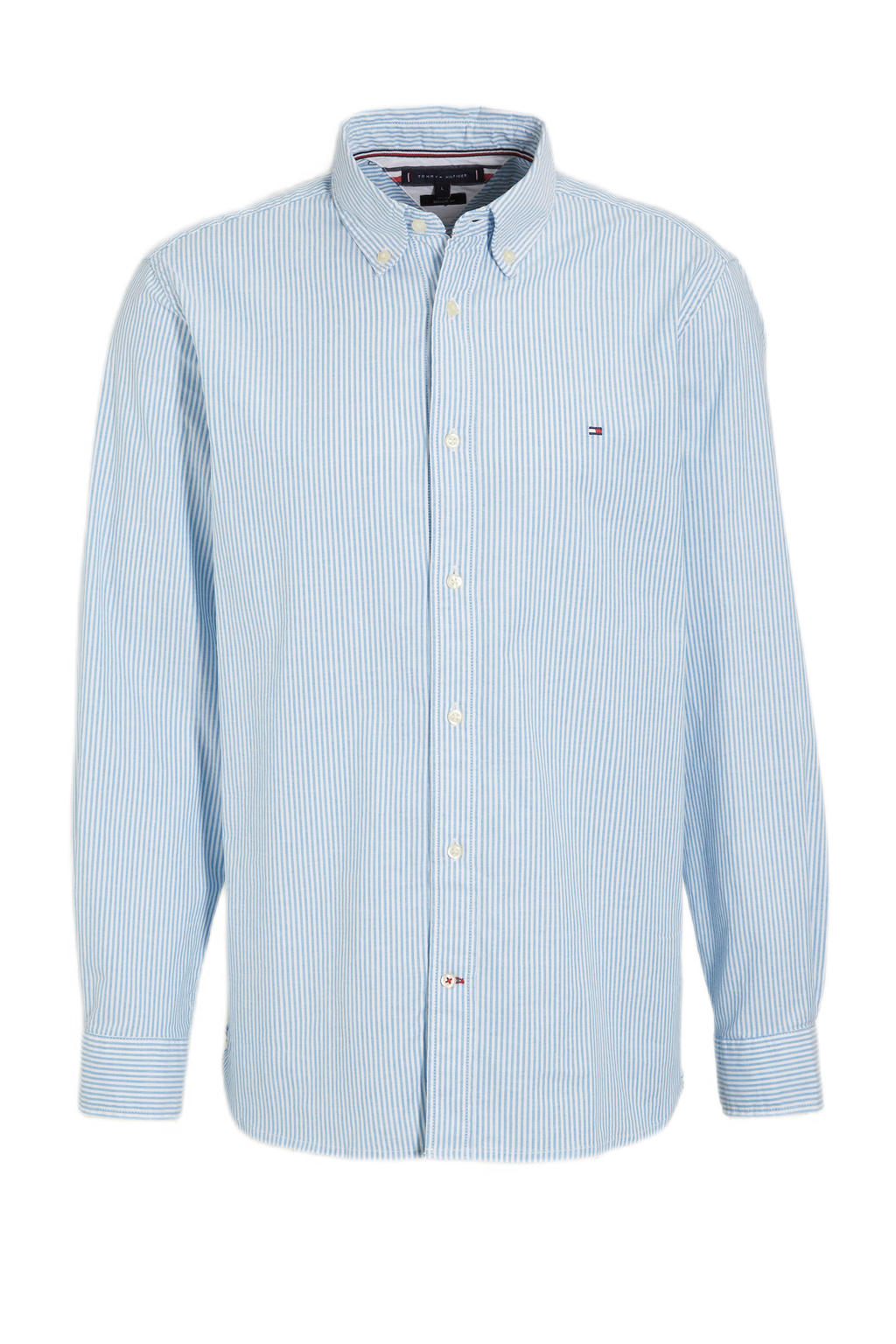 Dames Blouse Met Gesmokte Mouwen - Stripe Overhemd Met Knopen