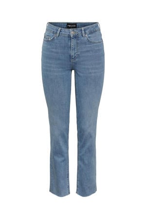 cropped straight fit jeans PCDELLY light blue