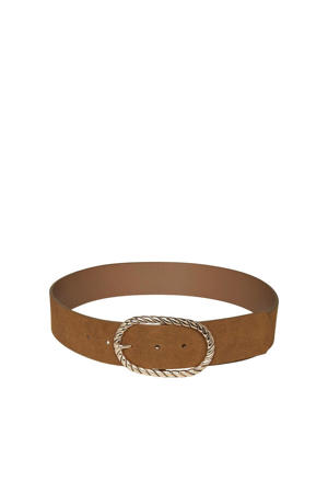 suede riem PCKENA cognac