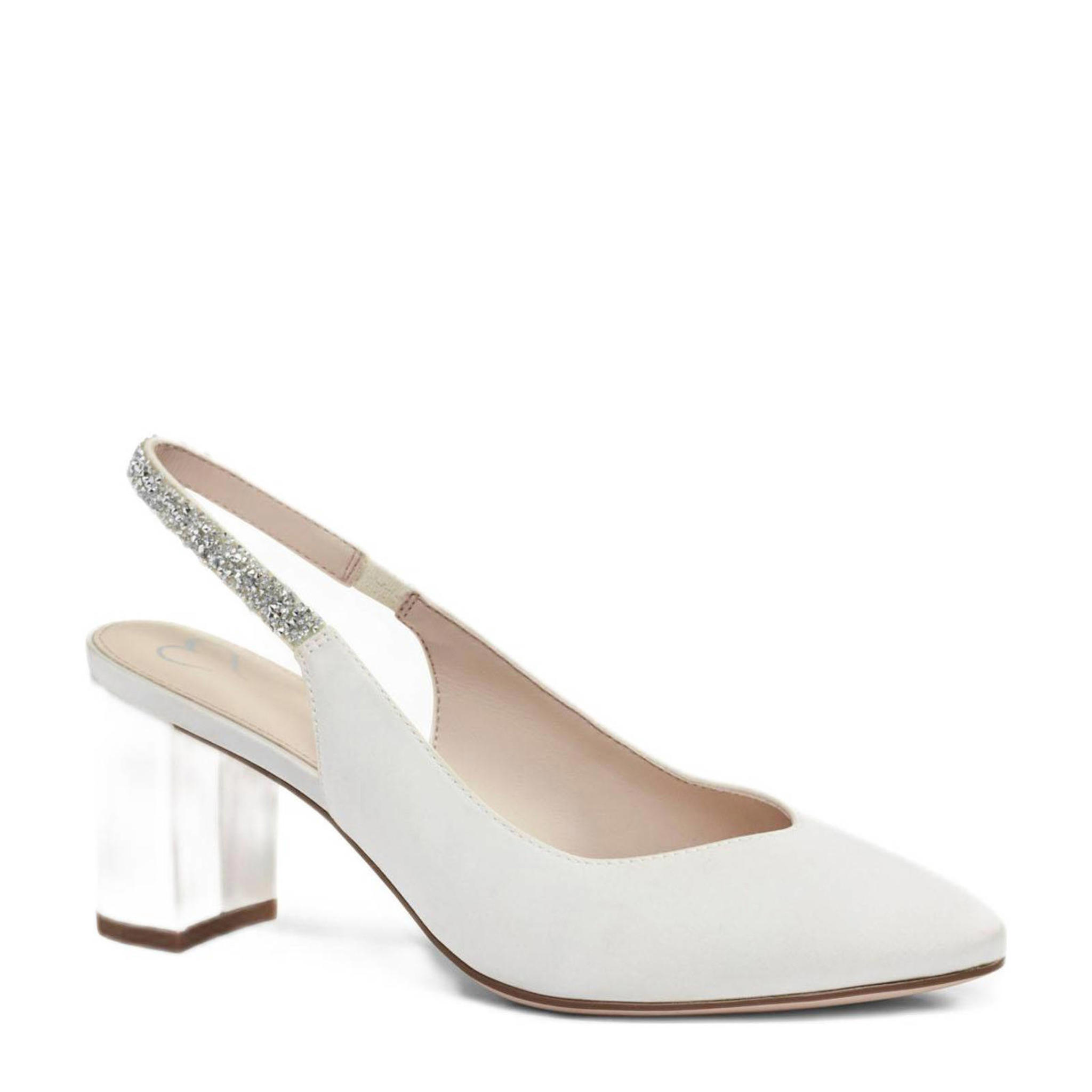 Graceland slingback pumps wit wehkamp
