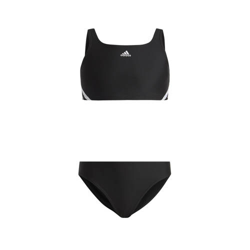 adidas Performance crop bikini zwart/wit afbeelding