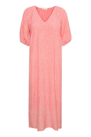 gebloemde jurk SadePW DR roze/wit