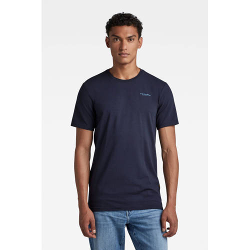 G-STAR slim fit T-shirt BASE salute afbeelding