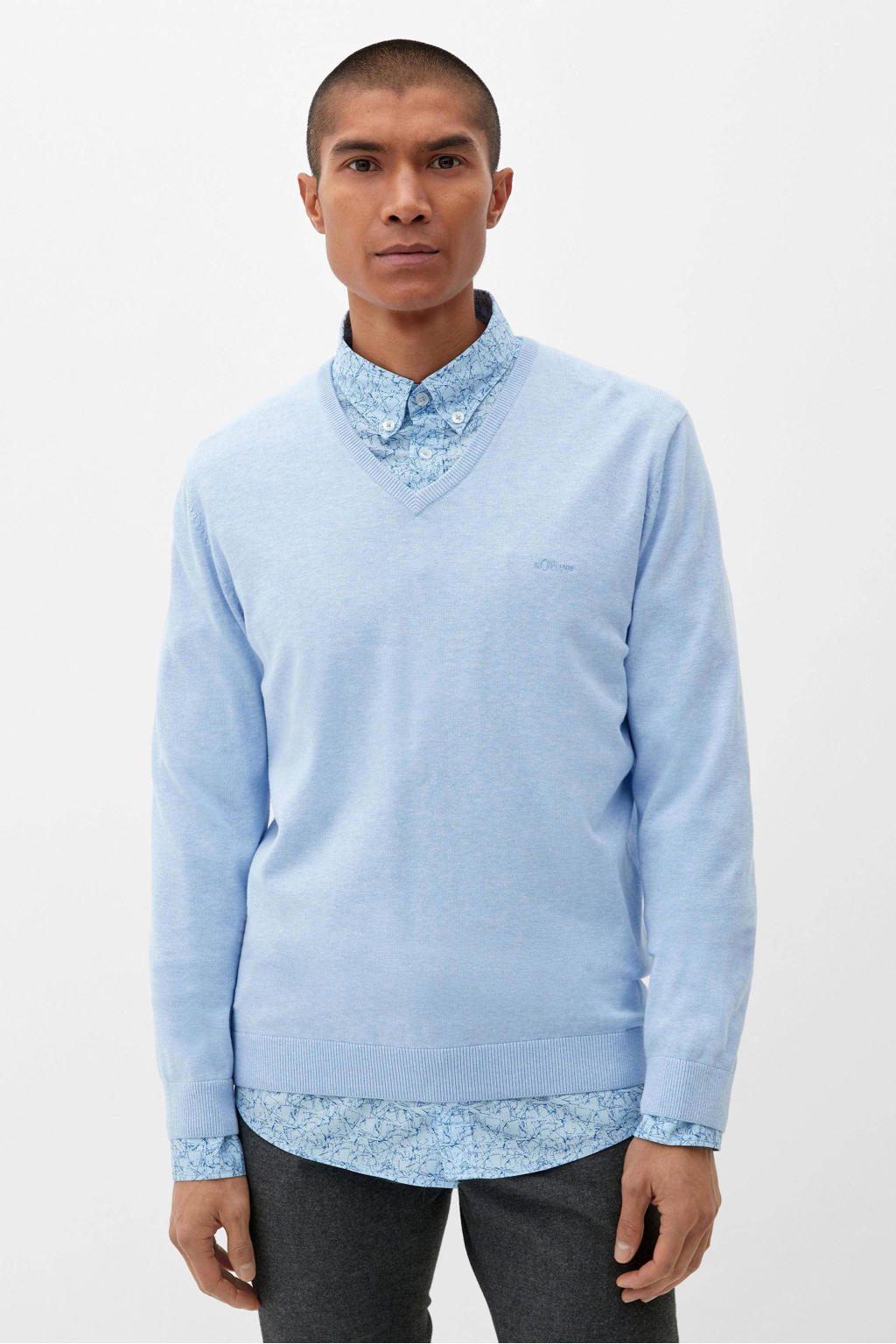 S.OLIVER PULLOVER WHITE | Outlet En Ligne