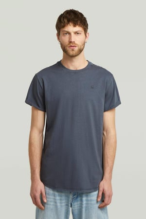 regular T-shirt blauw
