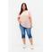Zizzi high waist skinny capri jeans AMY lichtblauw denim