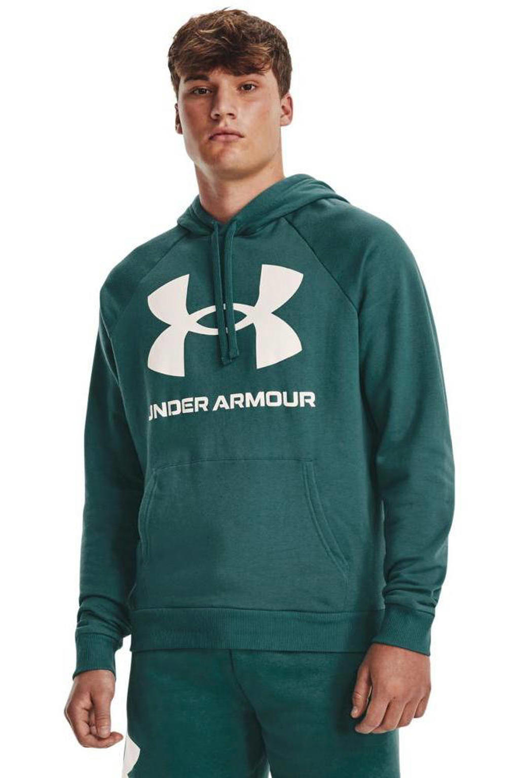Under Armour sporthoodie groen wehkamp