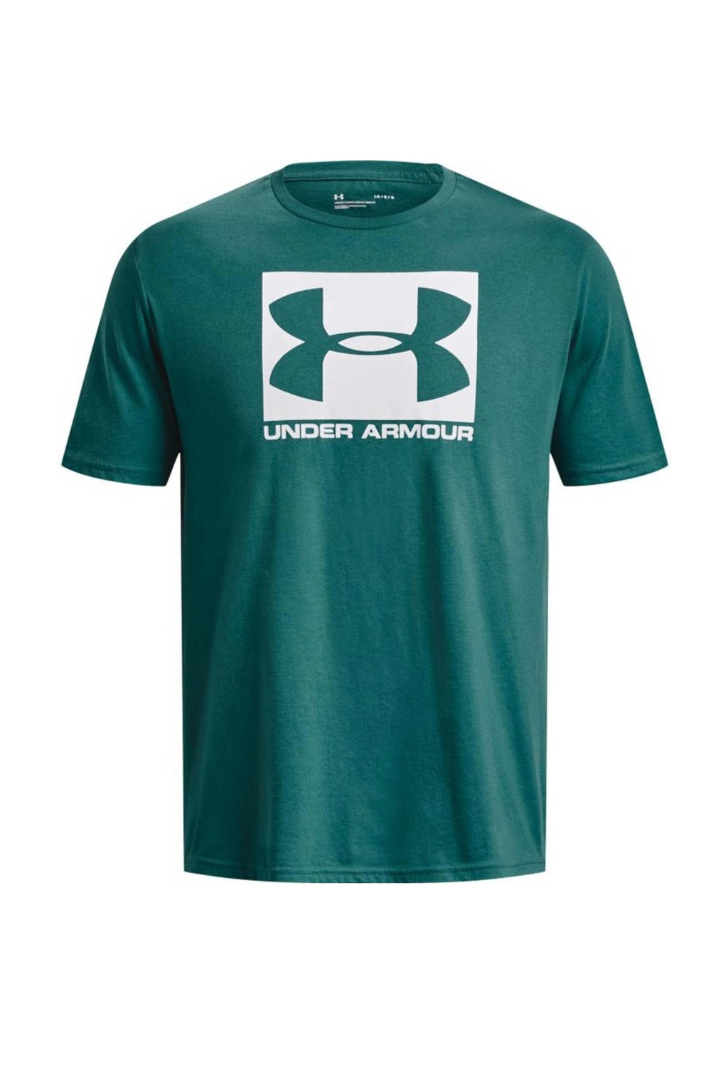 Under Armour sportshirt Boxed groen wehkamp