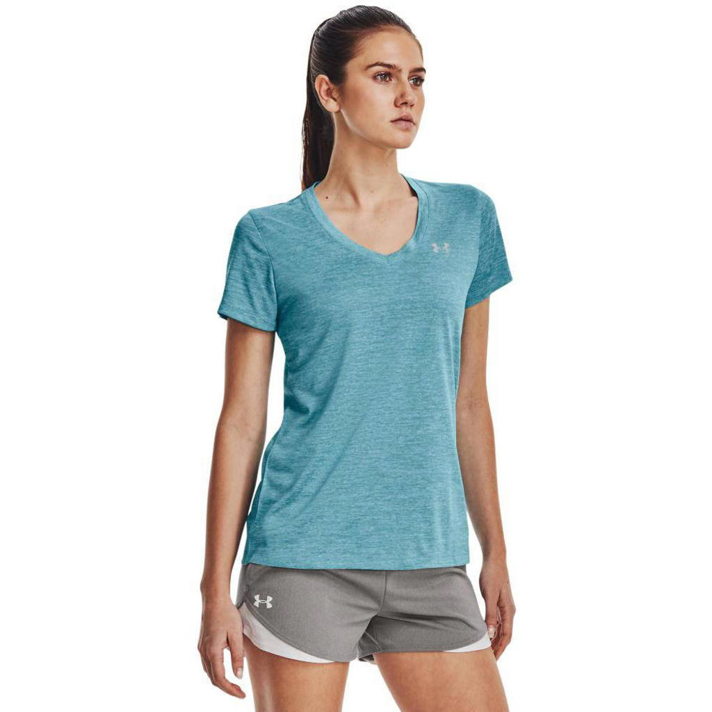 Under Armour sport Tshirt Tech blauw wehkamp