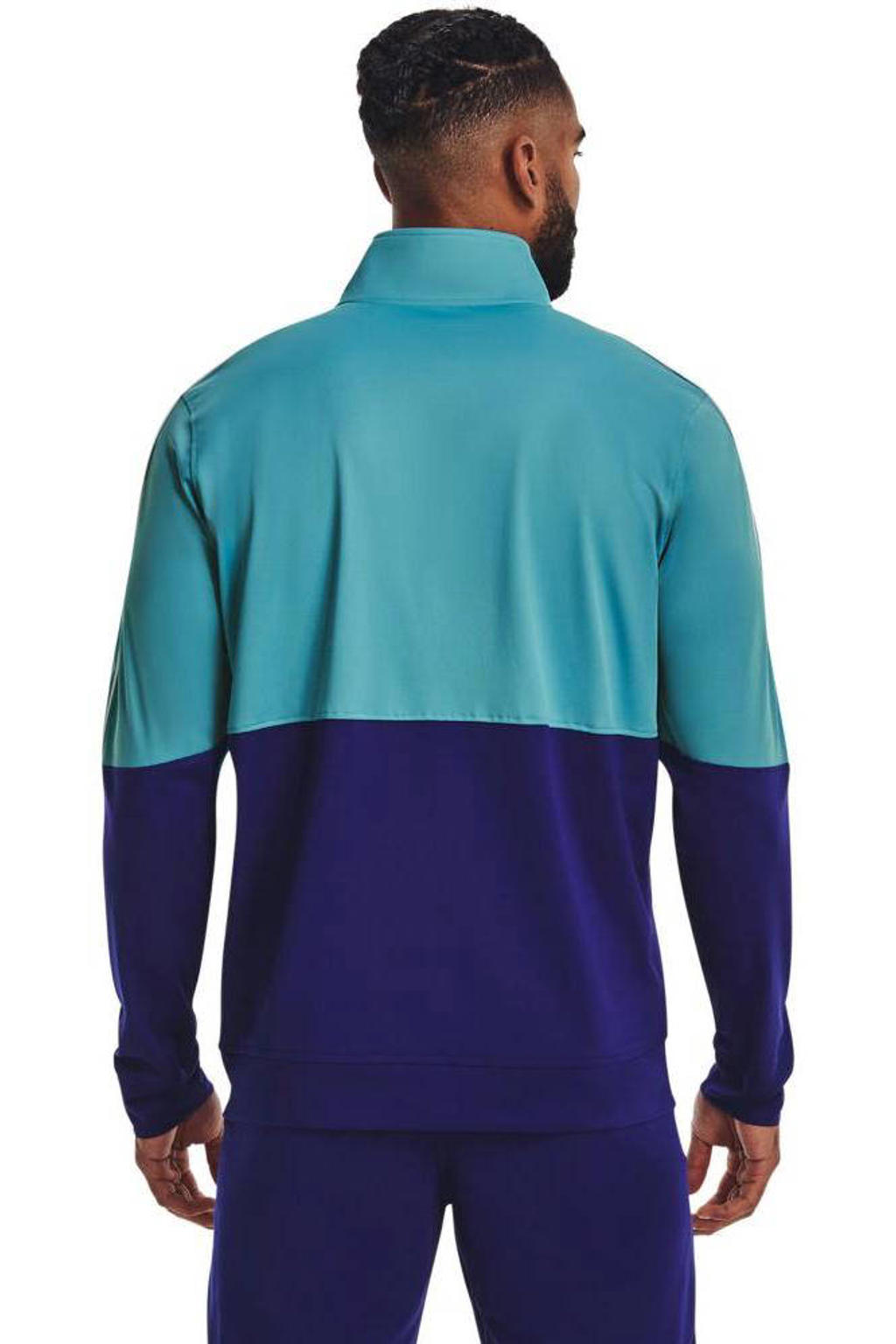 Under Armour sportvest Pique blauw/donkerblauw | wehkamp