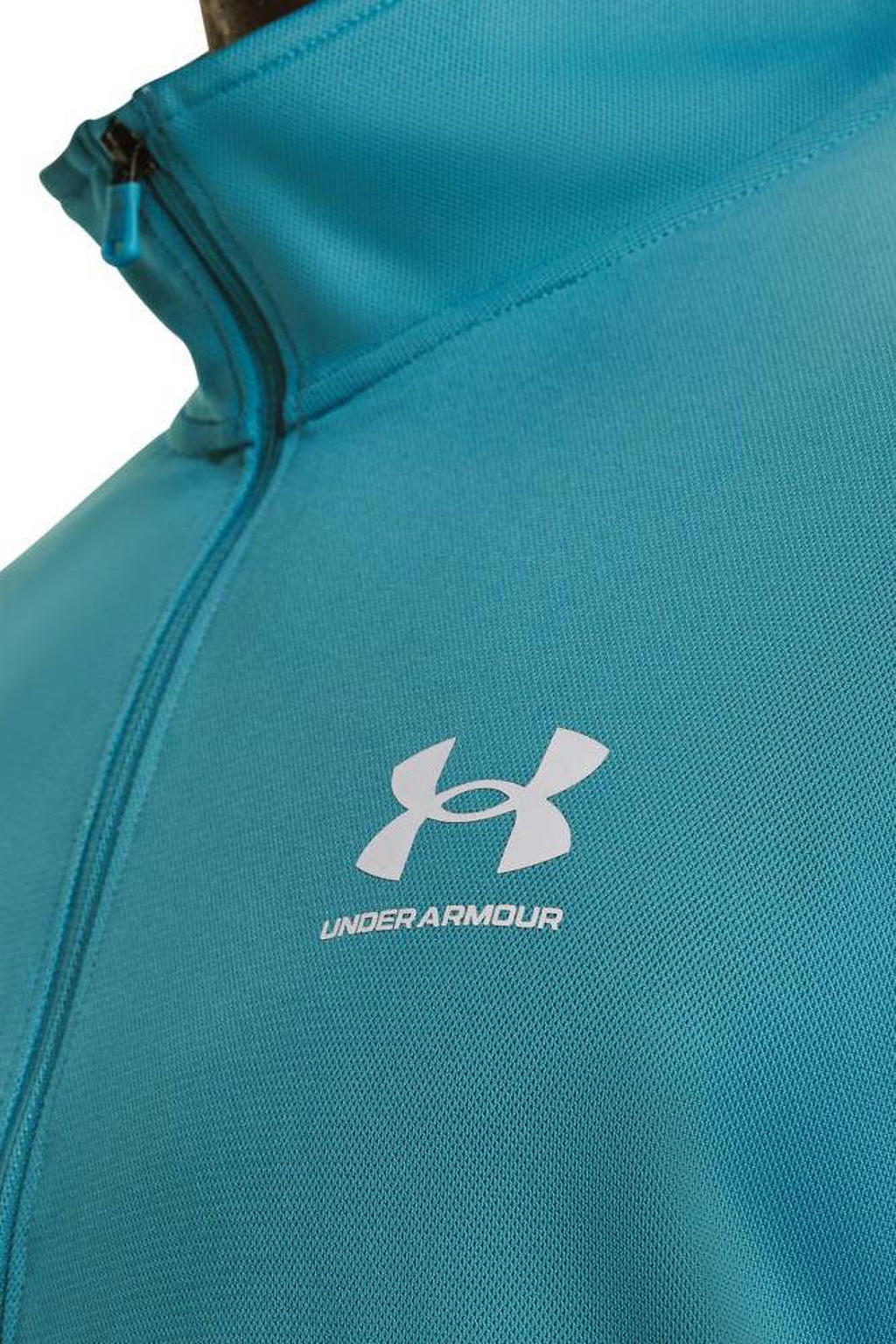Under Armour sportvest Pique blauw/donkerblauw wehkamp