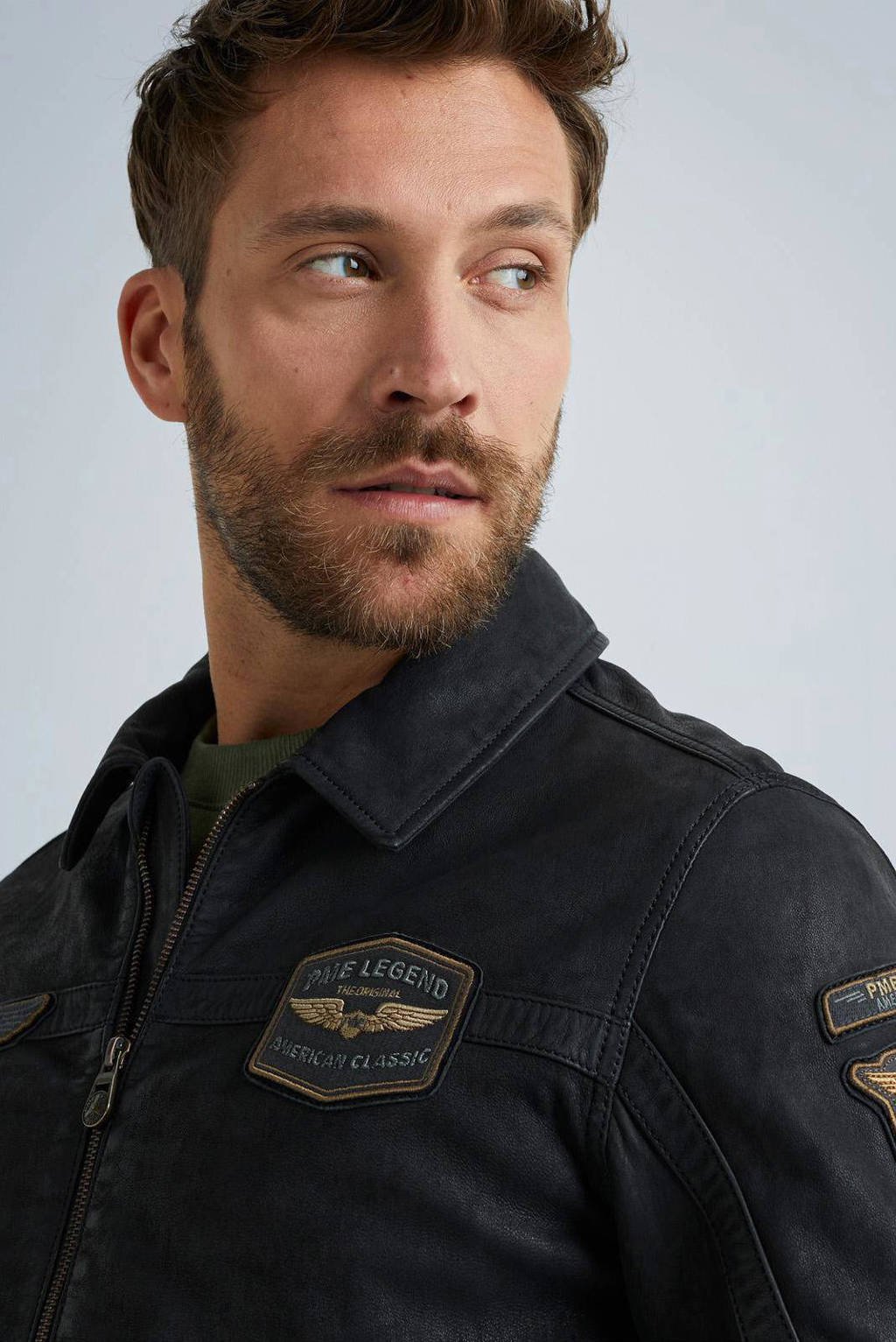 PME Legend leren jas Summer Hudson 9070 wehkamp