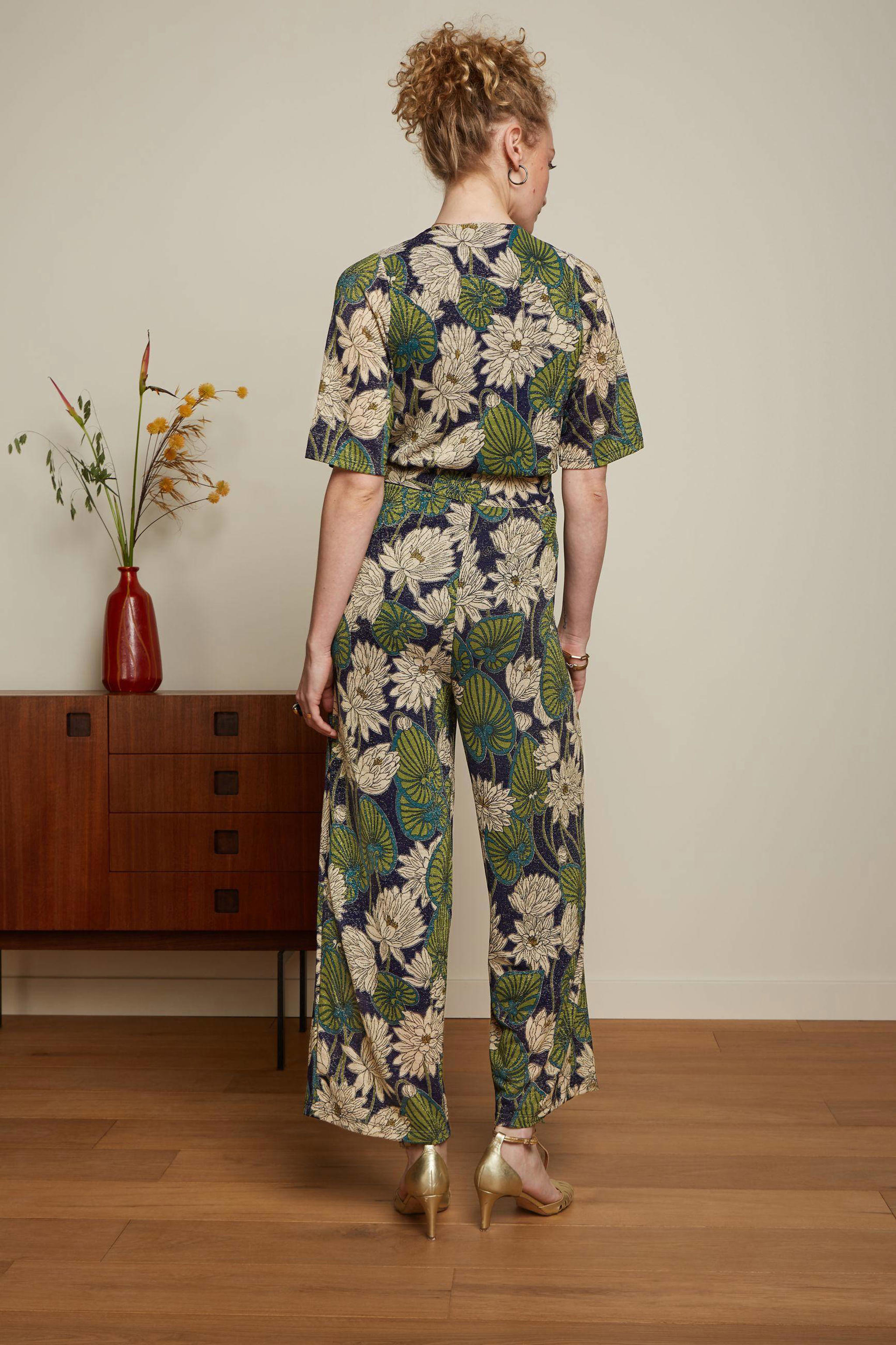 King Louie gebloemde jumpsuit Zita Jumpsuit La Romana groen wehkamp