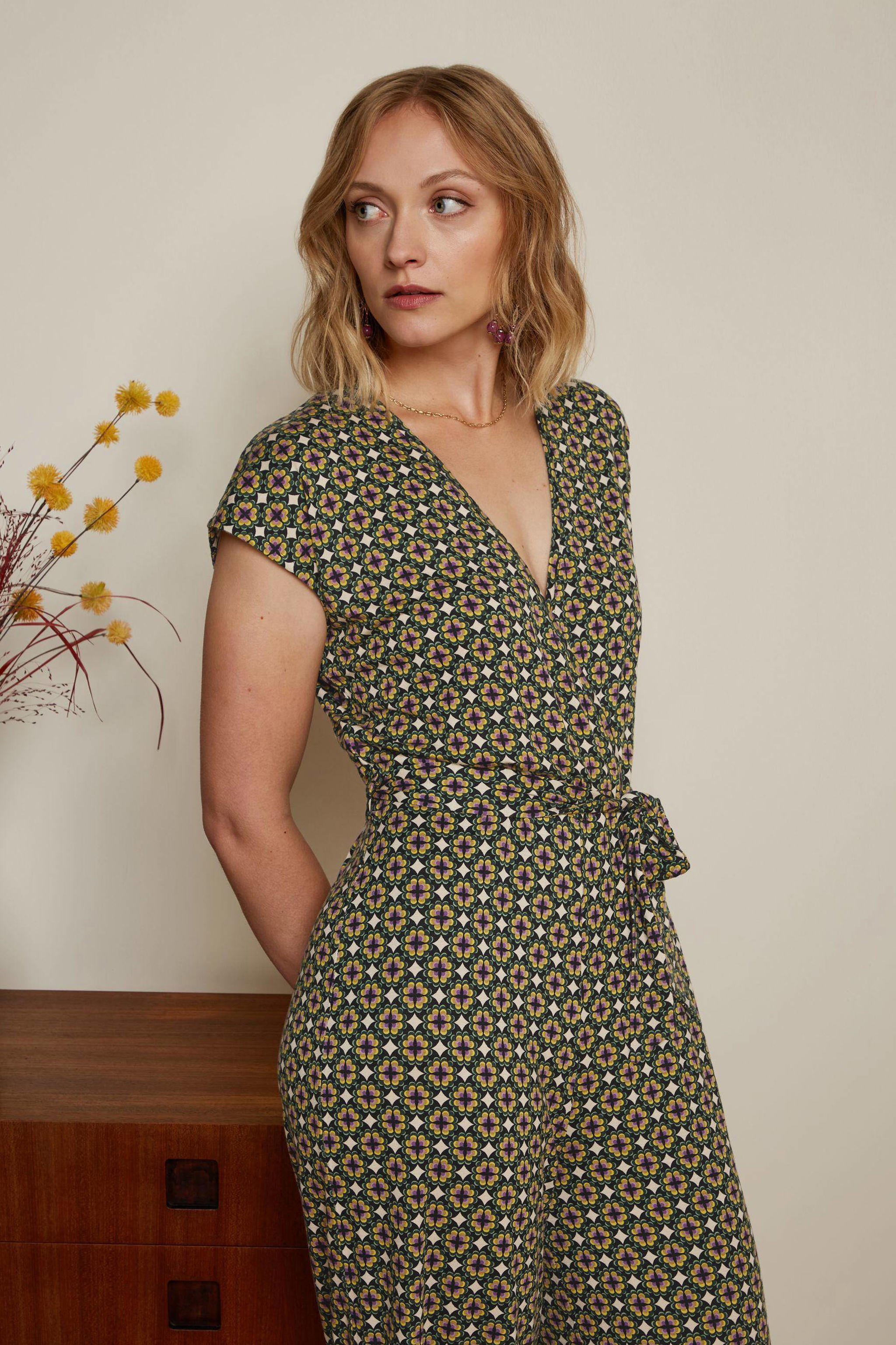 King Louie jumpsuit Mary Jumpsuit Tortola met all over print