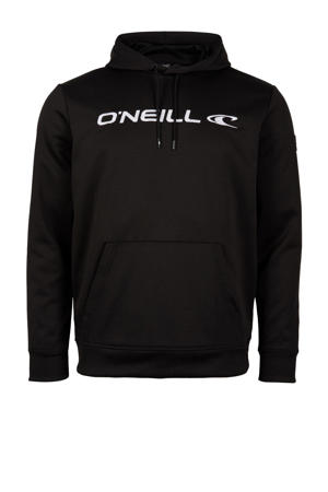 hoodie Rutile met logo zwart