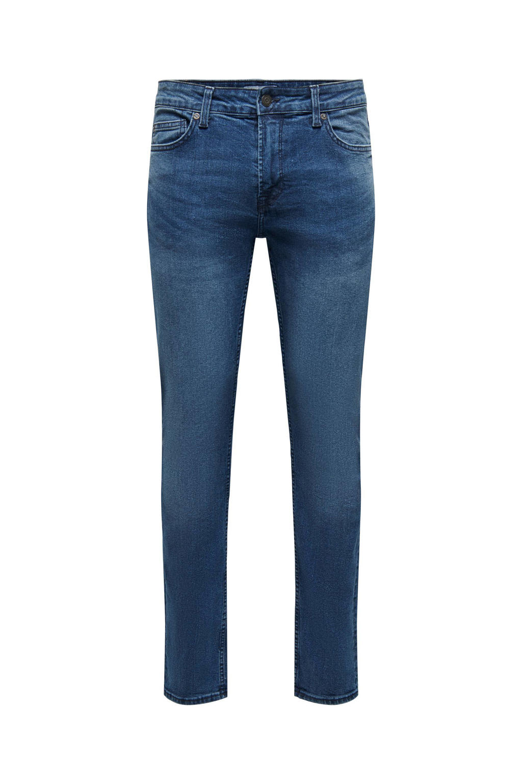 ONLY & SONS slim fit jeans ONSLoom dark blue denim