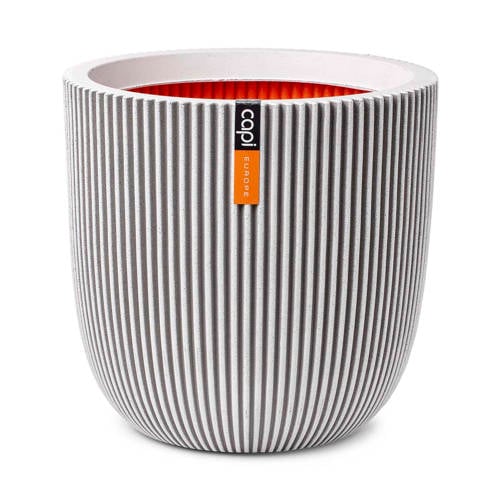 Capi bloempot Nature Groove (Ø43×41 cm) – Ivoor