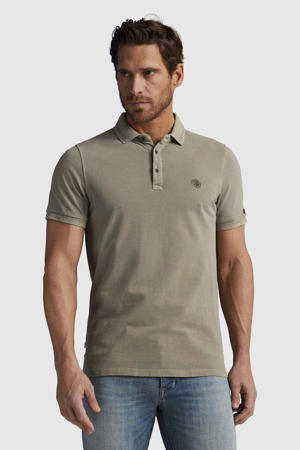regular fit polo silver sage
