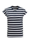 Donkerblauw/wit