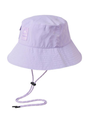bucket hat JACSEA met logo lila