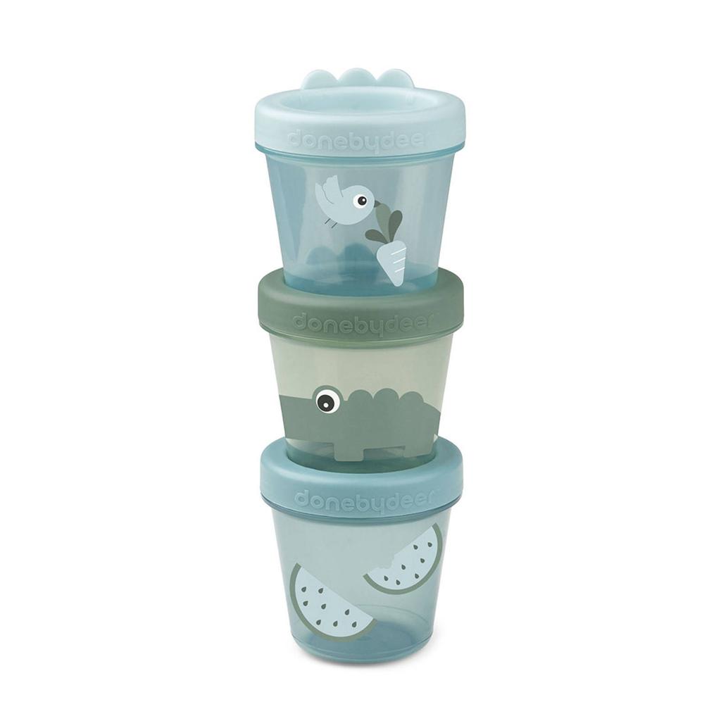 Done by Deer Croco babyvoeding bakjes (3-pack)