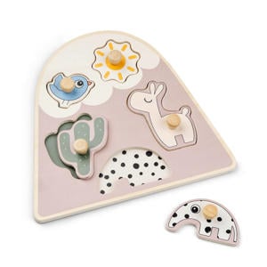 Houten legpuzzel Lalee 5 st - Sand