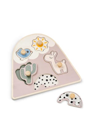 Houten legpuzzel Lalee 5 st - Sand