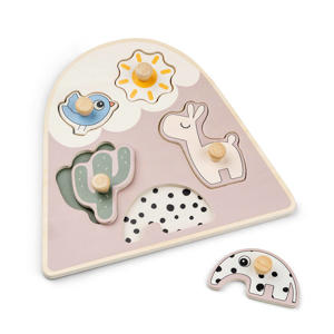 Houten legpuzzel Lalee - Sand - 5 stukjes