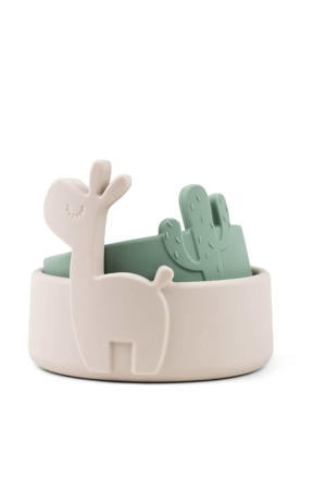 kommenset Lalee (set van 2) - Sand/Groen
