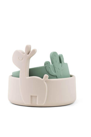 kommenset Lalee (set van 2) - Sand/Groen