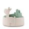 Done by Deer kommenset Lalee (set van 2) - Sand/Groen