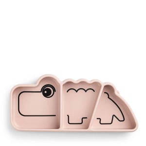 Siliconen Stick & Stay snackbord Croco - Powder