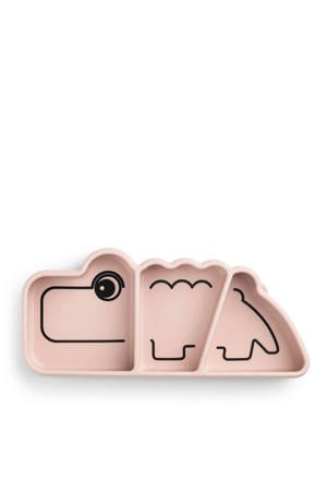 Siliconen Stick & Stay snackbord Croco - Powder