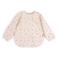 Done by Deer slabbetje met mouwen Happy dots - Powder