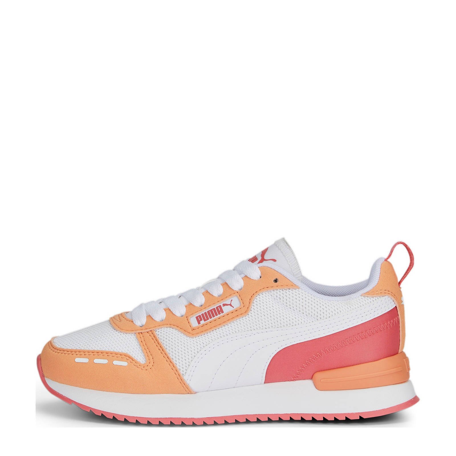 Puma sneakers discount dames wit roze