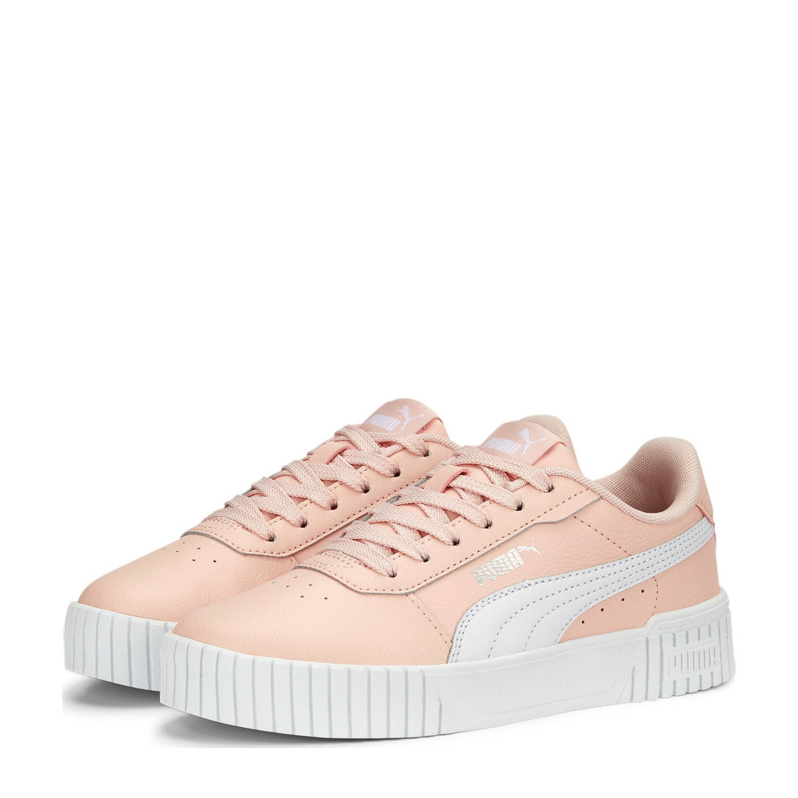 Puma carina hotsell sneakers wit/roze