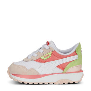 Cruise Rider Peony sneakers wit/roze/groen