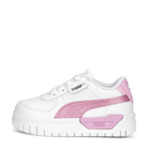 Cali Dream Shiny Pack leren sneakers wit/roze