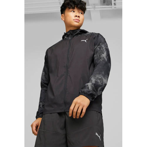 Puma hardloopjack zwart