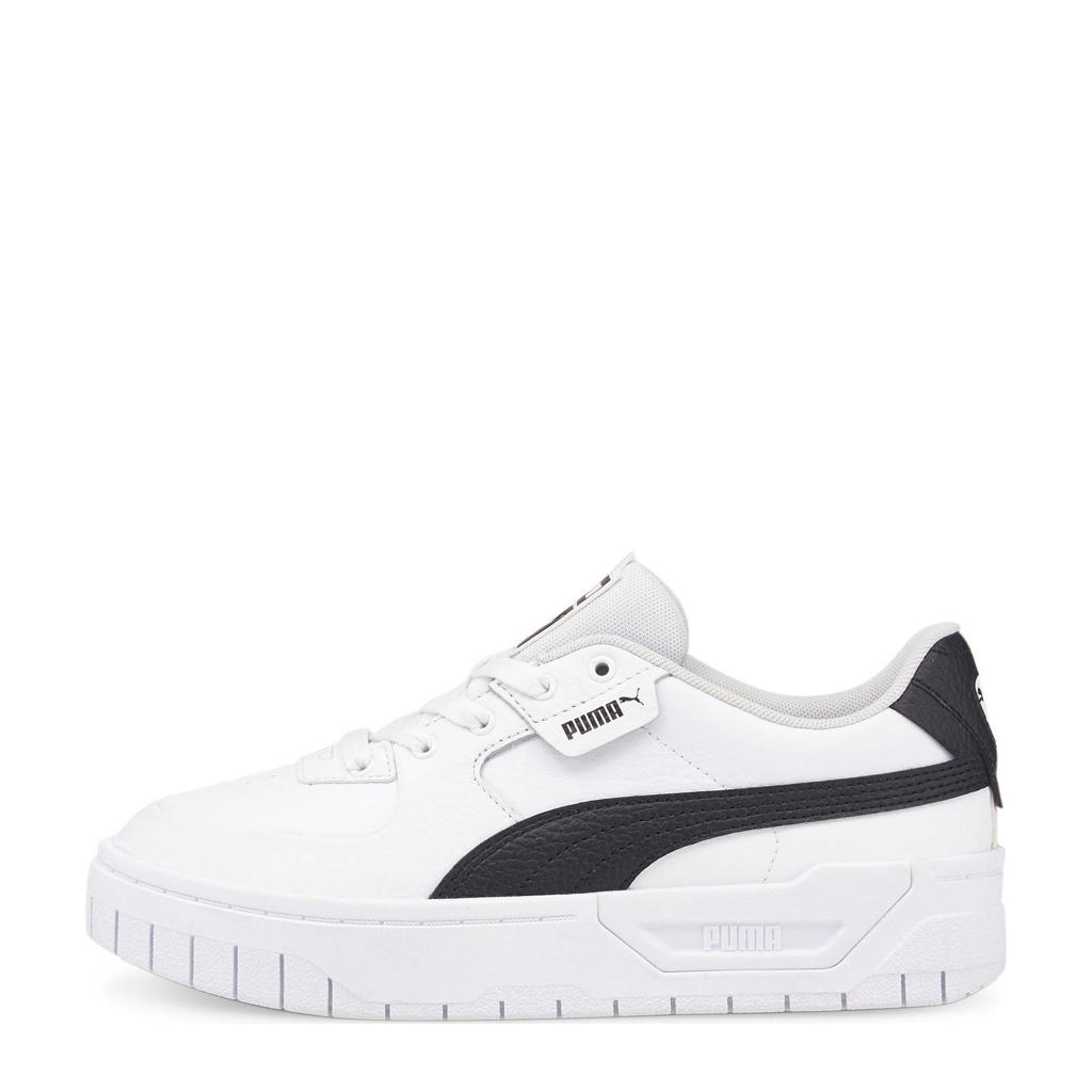 Wit en zwarte dames Puma Cali Dream leren sneakers met veters