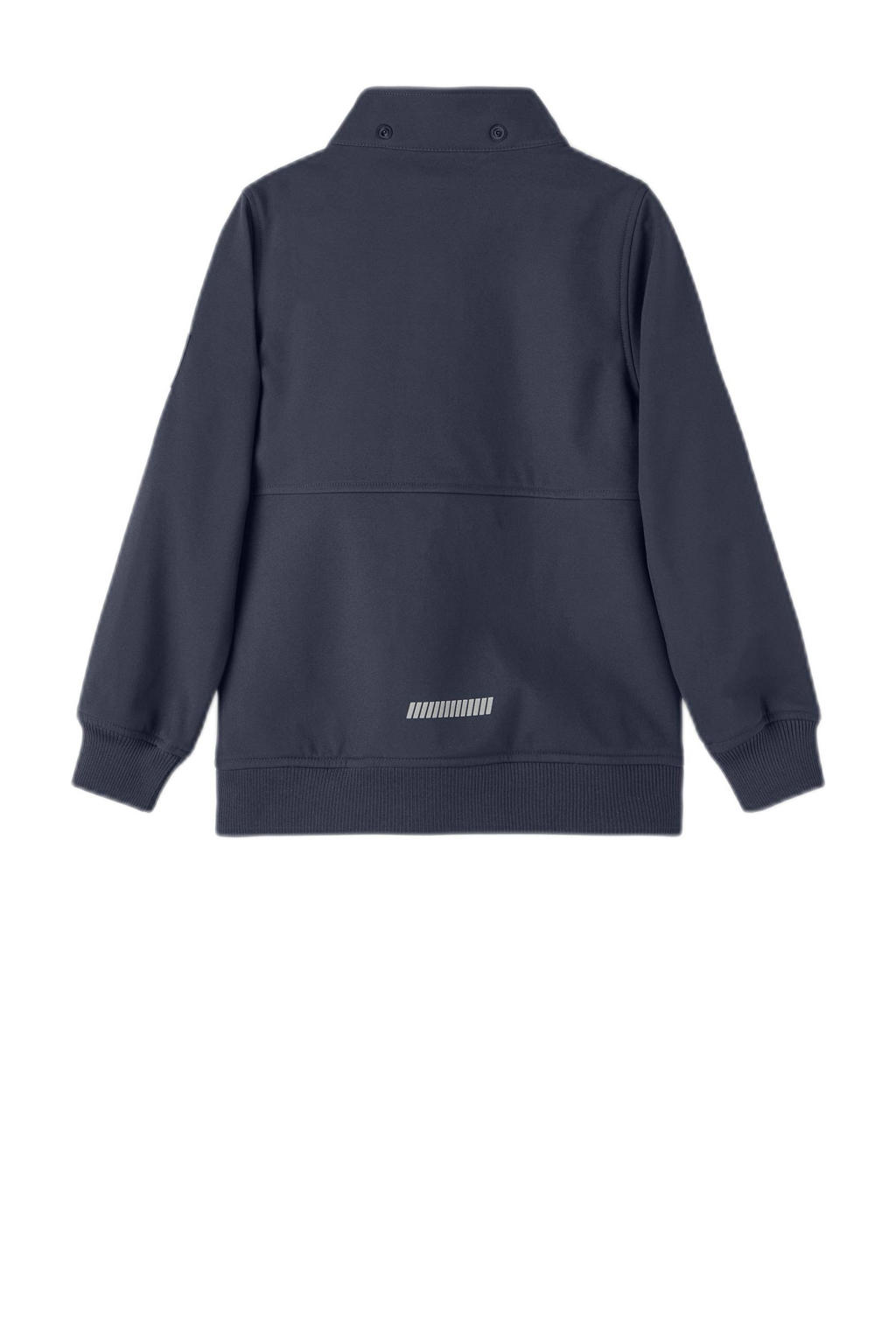 NAME IT KIDS softshell jas zomer NKMALFA donkerblauw | wehkamp