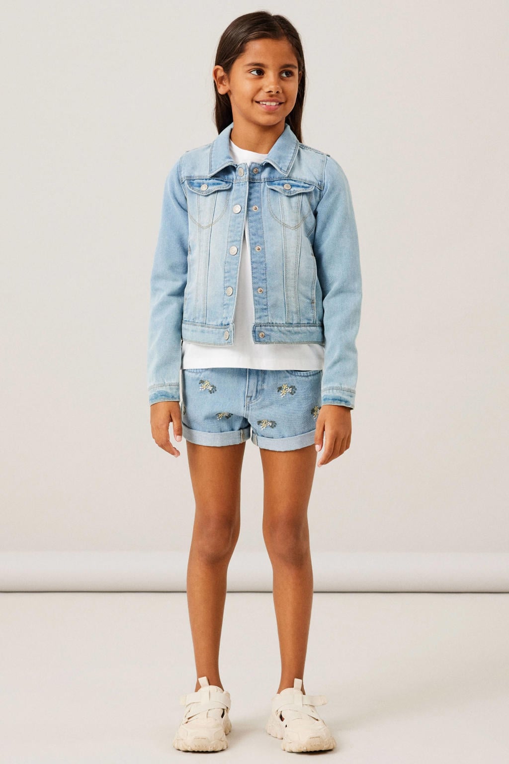 NAME IT spijkerjas NKFSTAR light blue denim