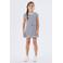 NAME IT KIDS gestreepte jurk NKFMIE donkerblauw/wit