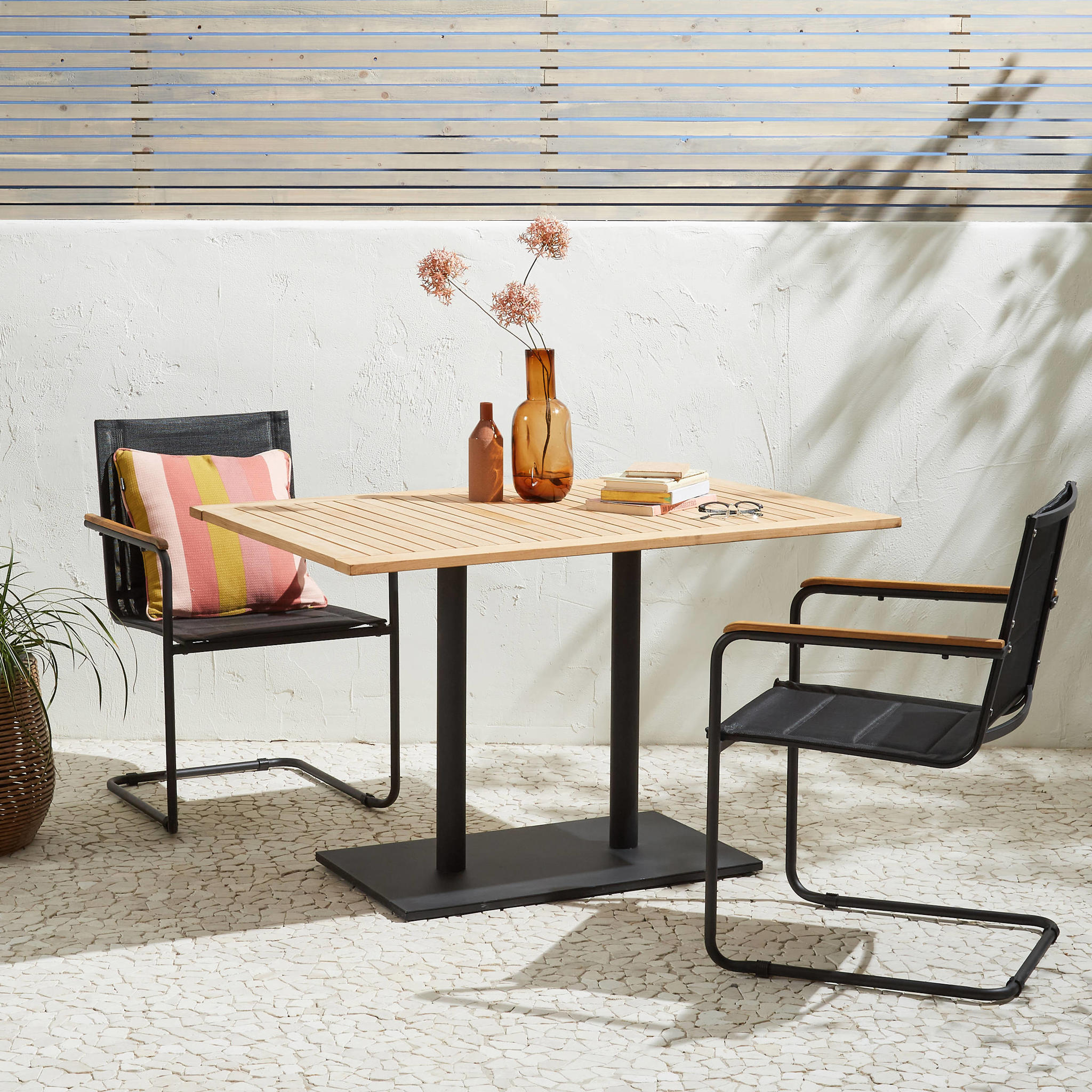 NOUS Garden teak tuintafel Beira (120x80 cm) - Afbeelding 2