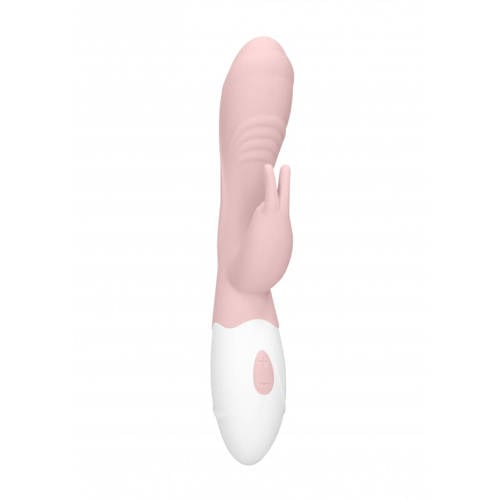 Wehkamp Loveline Juicy - oplaadbare rabbit vibrator - roze aanbieding