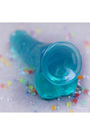 thumbnail: RealRock Realistische dildo Met Scrotum - Transparant - 21 cm