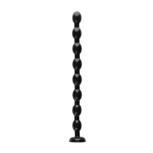 Ouch! Ass Snake Beaded dildo - Zwart afbeelding