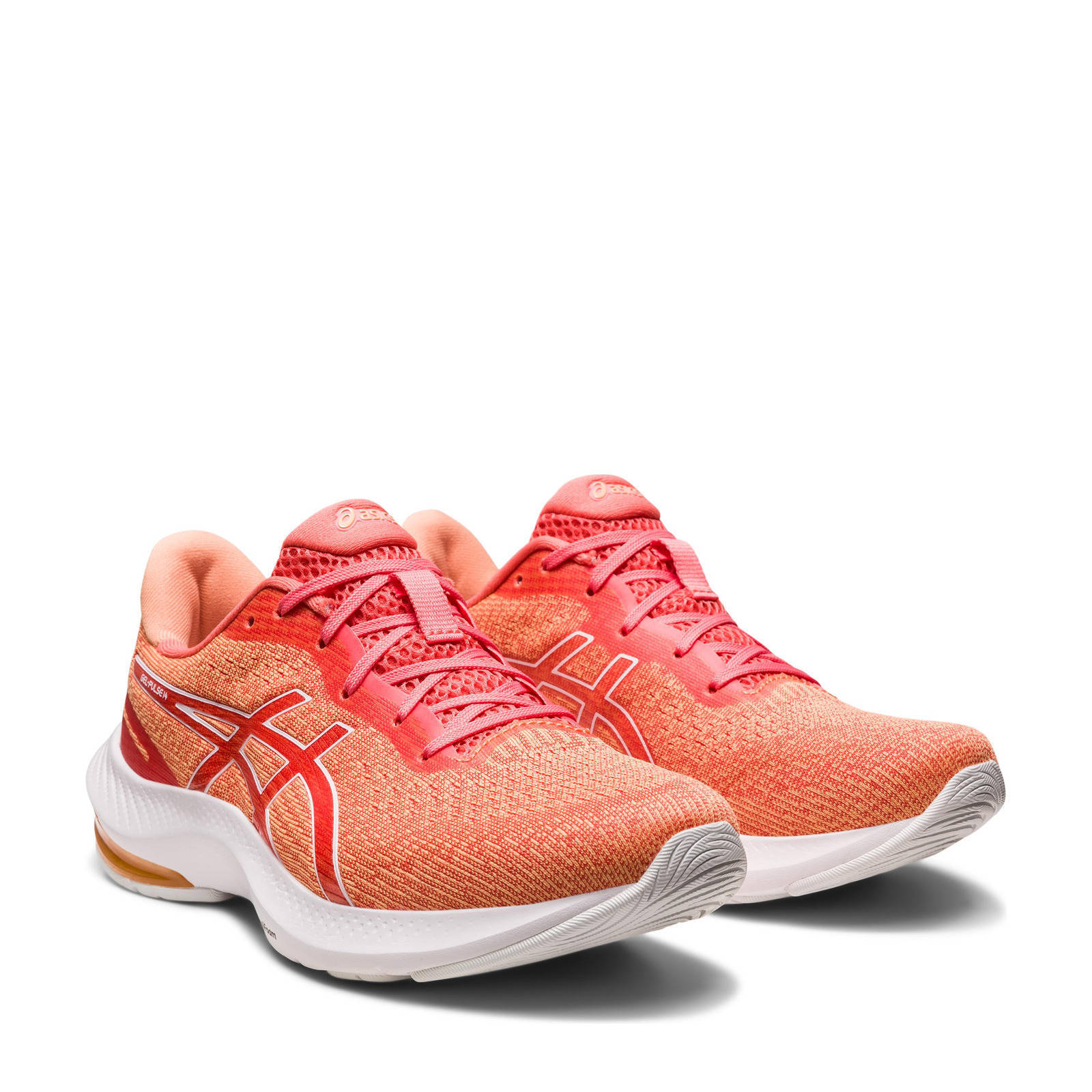 ASICS Gel-Pulse 14 hardloopschoenen oranje/roze | wehkamp