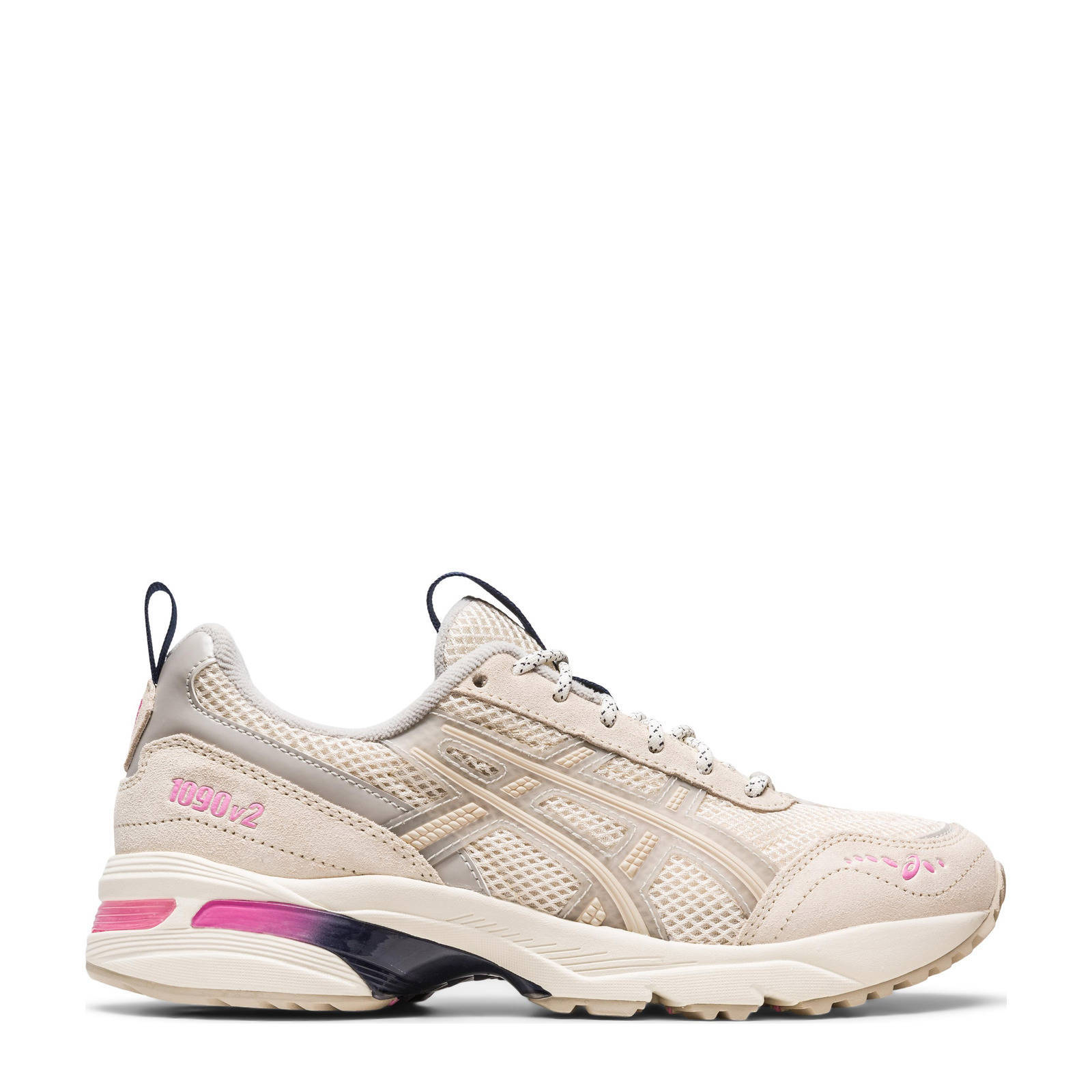 ASICS Gel-1090 Bnd sneakers beige/grijs/roze | wehkamp